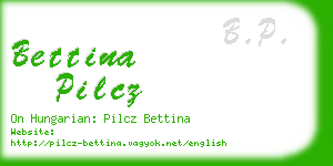 bettina pilcz business card